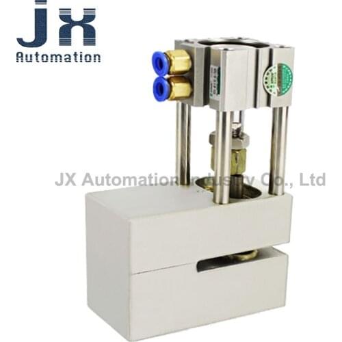 Airplane / Butterfly Hole Pneumatic Punch Bag Making Machine Card Head Bag Round Hole Puncher