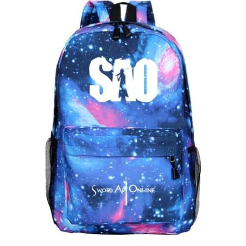 Sword Art Online Backpack School Bags Fashion New Pattern Teens Book Bags Students Boys Girls Rucksack Men Women Laptop Knapsack