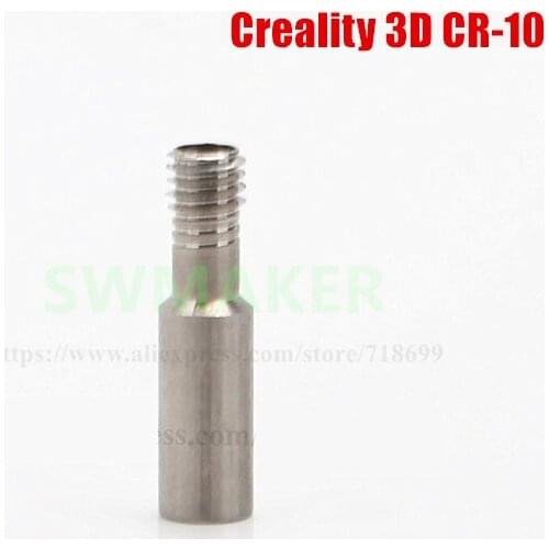SWMAKER Creality CR-10 Bowden PTFE Throat Tube Long Thread heater break barriel feed tube for Creality CR-10 3D printer parts