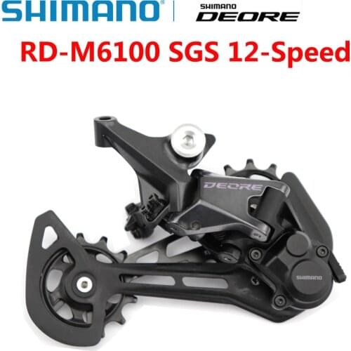 New Arrival SHIMANO DEORE RD-M6100 RD M6100 12s SGS Long Cage Rear Derailleur SHADOW RD+ Mountain Bike MTB Rear Derailleur