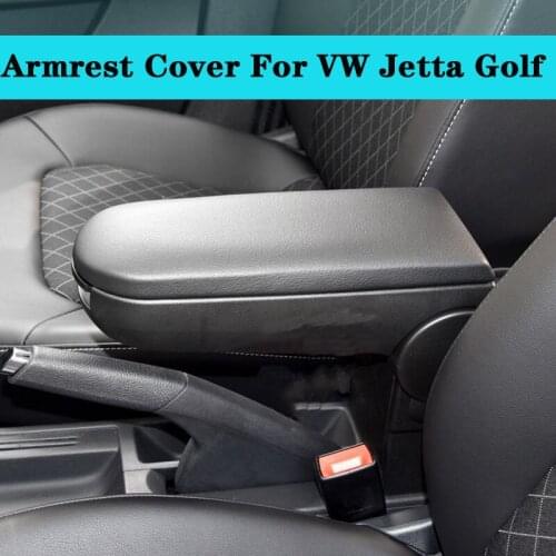 1 Pcs Car Center Console Armrest Cover Lid For VW Jetta Golf MK4