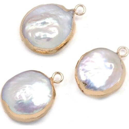 Fashion Natural Freshwater Pearl Pendant Irregular Pearls Charms Pendants for Jewelry Making DIY Necklace Accessories