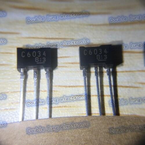 100PCS/LOT 2SC6034 C6034 TO92F Silicon NPN Triple Diffused Type
