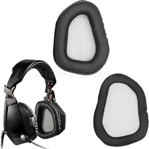 2PCS Soft Sponge Earpad Memory Foam Ear Cover Cushion for Mad Catz freq5 Headset