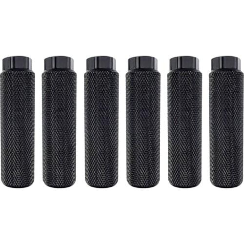 3 Pairs Aluminum Alloy Bike Pegs for Mountain Bike Cycling Rear Stunt Pegs Fit 3/8 Inch Axles