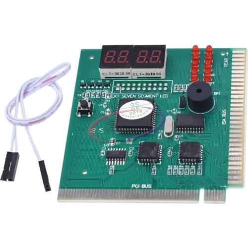 4 Digit LCD Display PC Analyzer Diagnostic Card Motherboard Post Tester Computer Analysis PCI Card Networking Tools