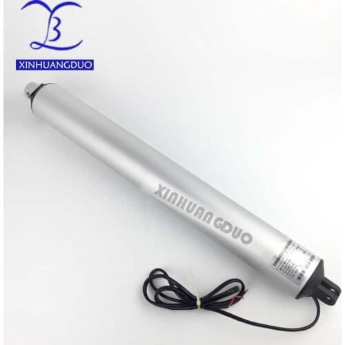 400mm 16 inch stroke 50~200N thrust 45~230mm / s high speed 12 or 24 VDC electric mini linear actuator micro design