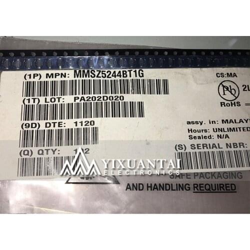 50PCS/LOT 100PCS/LOT 500PCS/LOT Free Shipping! 100% New Original MMSZ5244BT1G MMSZ5244 H4 14V SOD123