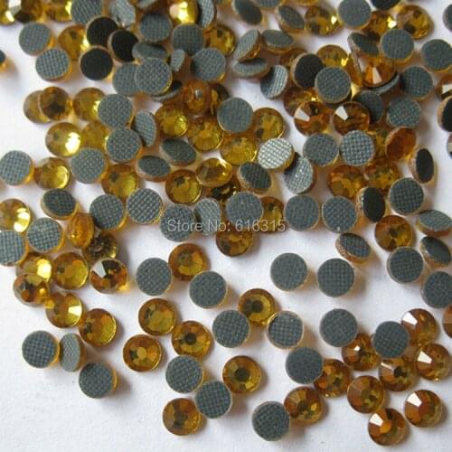 Free shipping !!!! SS 20 DMC quality of Hot fix rhinestone Light colorado topaz for handmade hairpin;with 1440 pcs packing