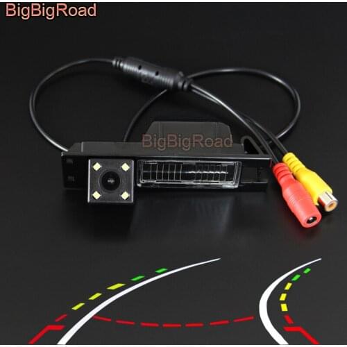 BigBigRoad For Buick Regal 2010 2011 2012 2013 Excelle XT Hatchback Car Intelligent Dynamic Trajectory Tracks Rear View Camera