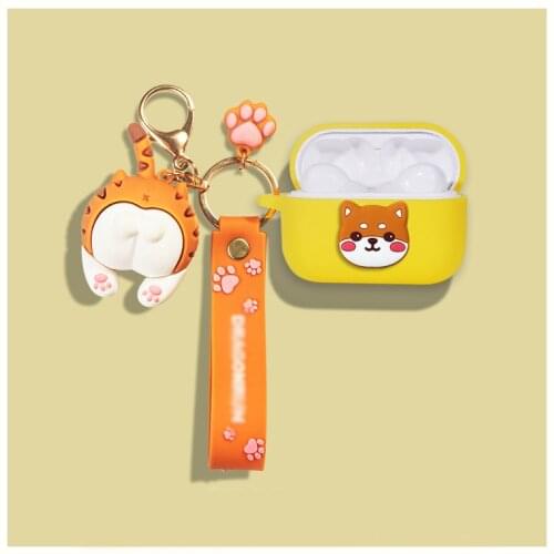 For Huawei Honor X1 case Cartoon Protect Wireless Bluetooth Earphone Case cute with keychain Cover Honor Choice EarbudsX1 Case