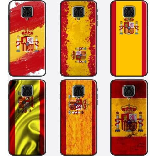 Spain Flag Case For Xiaomi Redmi Note 10 Pro 8T 9S 7 8 9 Pro Cover For Redmi 9 9A 9C 9T K40 7A 8A