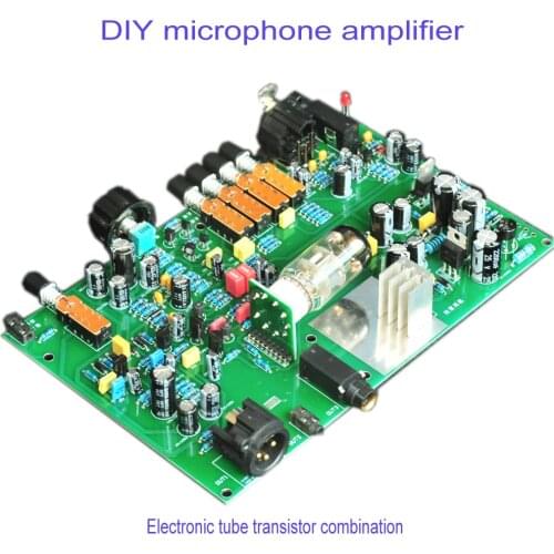 DIY high quality Improve from famous brand Electronic Tube Transistor Combination Microphone Amplifier Circuit board PCBA