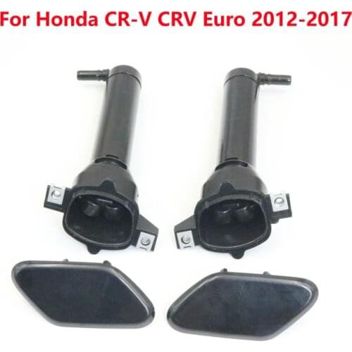 Headlight Headlamp Washer Nozzle Water Spray Jet Actuator & Cover Cap Lid For Honda CR-V CRV Euro 2012 2013 2014 2015 2016 2017