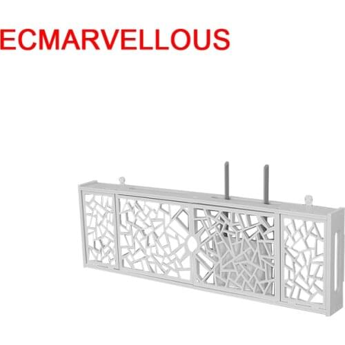 Creative WIFI wireless router living room receiving storage box TV set-top shelf stacks cabinet rack socket cover
