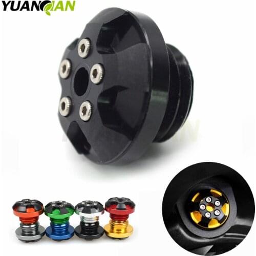 Aluminum alloy Engine Oil Cap Fuel Tank Cover For KAWASAKI ER-4f (Ninja 400) 2014-2016 ER-6f (Ninja 650) 2012-2016 Z1000 10-2016
