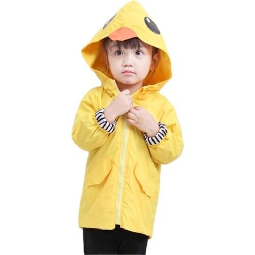 Spring/Autumn Jacket For Boys Yellow duck Coat Baby Boys Jacket Kids Infant Boys Outerwear Coat Children Clothes