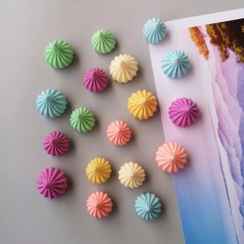 6pc Meringue Sugar Funny Fridge Magnet Creative Refrigerator Message Magnetic Sticker Home Kitchen Decor Office Accessories