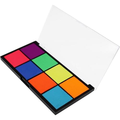 UV light Tattoo Face Paint Oil Custom Glow in The Dark Private Label Halloween Dress Party body paint water activate MakeUp Bulk