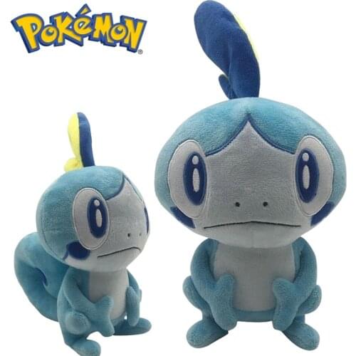 23-38CM Kawaii Pokemon Sobble Plush Doll Toys Anime Cartoon Cute Pokémon Scorbunny Grookey Soft Stuffed Model Dolls Toy Kid Gift