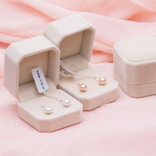 New arrive factory price Natural white pink freshwater pearl hook pearl earrings fashion jewelry