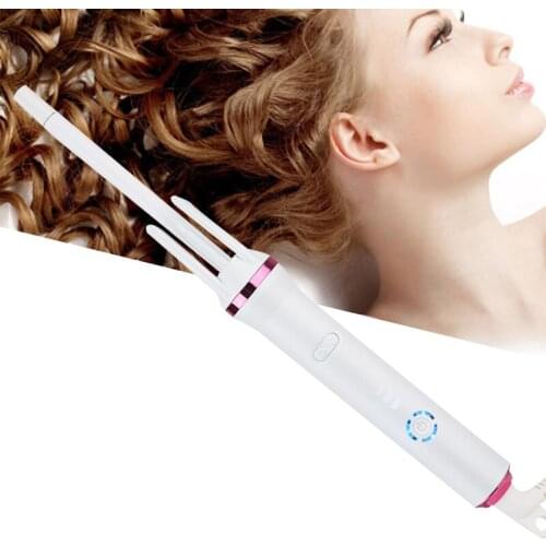 Women Automatic Curling Iron 9mm Air Curler Wand Curl Rotating Magic Hair Curling Iron Lazy Fast Heating Crimped Styling Tools