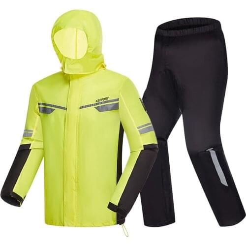 Waterproof Motorcyclist Rain Suit Men Moto Raincoat Rain Coat Jacket & Pants Motorcycle Raincoat Motorbike Biker Rain Set Women