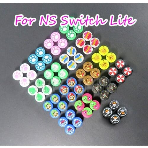 4pcs/1set Joystick Protective Cover Thumb Stick Grip Cap For Nintend Switch Lite NS Joy-Con Controller Joycon Thumbstick Case