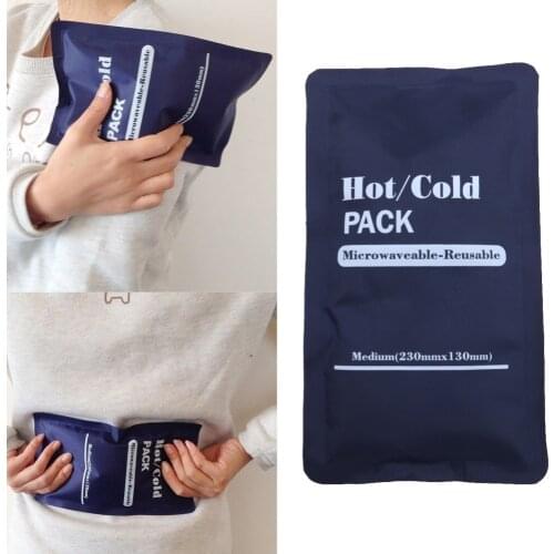 1Pack Hot and Cold Pack Reusable Microwaveable Heat Ice Gel Pack First Aid Pain Relief
