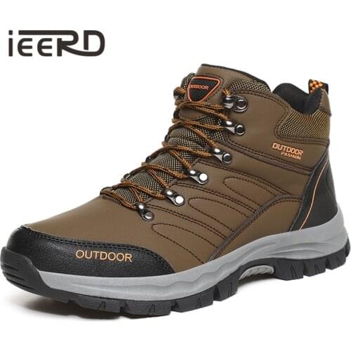 2021 New Outdoor Mens Boots Waterproof And Non-slip Winter Boots For Men Large-size Autumn Sneakers For Trekking