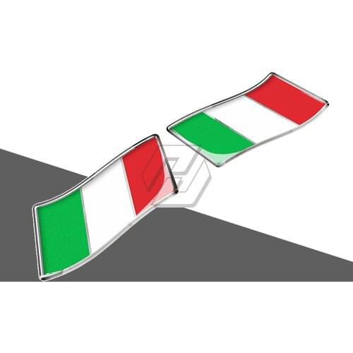 3D Italy Sticker Italia Decal Motorcycle Car Motor Bike Italian Flag Stickers