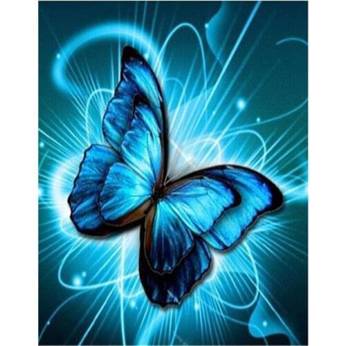5D DIY Square Full Embroidery Butterfly Cross Stitch Diamond Painting Scenery Rhinestones Home Decor Gift Design FC822