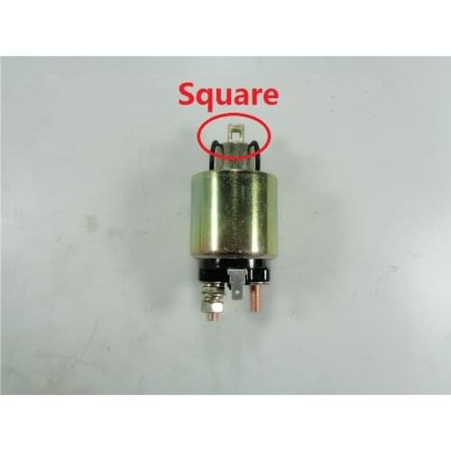 Free Shipping Square Diesel Engine 170F 178F 186F 186FA solenoid switch electric relay starting motor starter motor