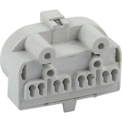 Light Holder Professional Socket Adapter Durable 2G11 Tube Lamp Base Home 2 A Easy Install Connector 4 Pin 250 V White