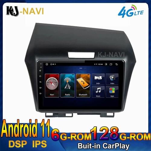 For Honda Jade 2010 2011 2012 2013-2017 No DVD Android 11 Stereo Navigation Multimedia Car Player Radio Video Bluetooth GPS