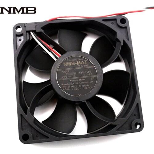For NMB fan 3108SB-05W-B49 8CM 8020 80*80*20mm DC 24V 0.14A three line axial cooling fan