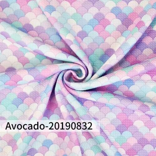 Huangtao Diy 50X150cm Printed Color Fish Ccale Liverpool Bullet Fabric Fashion Polyester Cotton Fabric For Cloth Bow