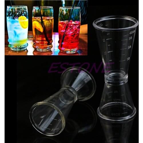 Jigger Single Double Shot Cocktail Wine Short Drink Measure Cup S / L Bar Party