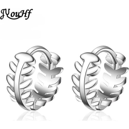 JYouHF New Fashion Leaf Earrings for Women Female Korean Style Gold Silver Color Earrings Oorbellen Kolczyki Party Jewelry Gift