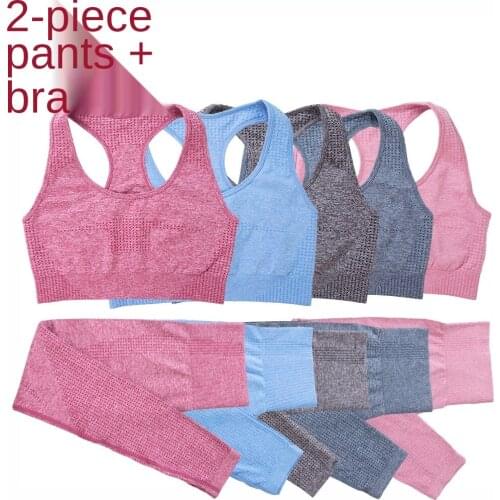 2021 Seamless Womens Tracksuit Shorts Suits Yoga Set Sport Workout Gym Suit Yoga Set Women Fitness Clothing Two Piece Set Women