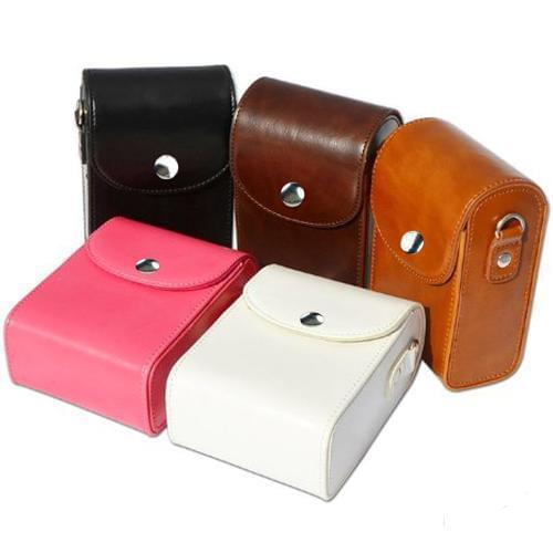 Leather Protective Compact Camera Case Bag for Samsung WB30F, WB35F, WB50F, WB150F, WB250F, WB800F, WB850F, EX2F Digital Camera