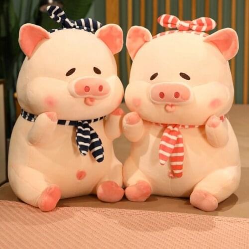 25-60CM Cute Pig Plush Toys Stuffed Animals Dolls Baby Piggy Kids Appease Pillow for Girls Birthday Christmas Gifts
