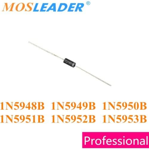 Mosleader 1000pcs DO41 1N5948B 1N5949B 1N5950B 1N5951B 1N5952B 1N5953B DIP 1N5948 1N5949 1N5950 1N5951 1N5952 1N5953 Chinese