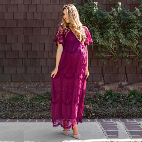 Straight Maternity Dresses For Photo Shoot Lace Maternity Photography Props Pregnancy Dresses Photography For Pregnant Women