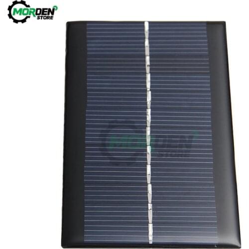 6V 100mA Solar Panel Mini Solar System For DC Battery Cell Phone Charger Portable 0.6W 1W Solar Cell For Toy Smart Home Lighting