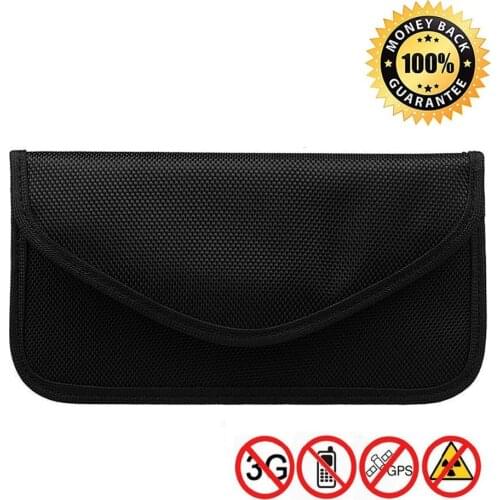 3 Size Signal Blocking Faraday Bag,Anti-Radiation,Anti-Hacking,Tracking, Spying for Cell Phones,GPS, RFID,Car Key FOB,EMF case