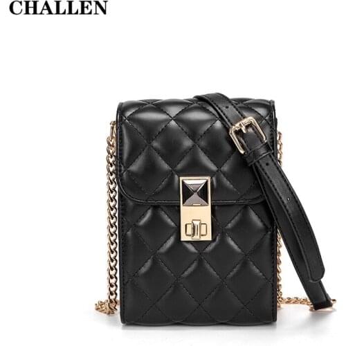 Fashion Lingge Chain Women Bags Handbag Women 2020 New Ladies Shoulder Bag Phone Bag Crossbody Bags Purse Girl Satchel Sac Femme
