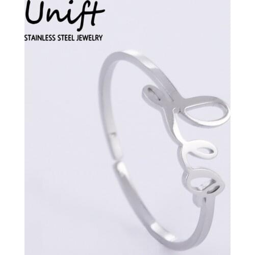 Unift Zodiac Rings for Women Men Astrology Star Sign Stainless Steel Ring Leo Libra Aries Letter 12 Constellation Jewelry Couple