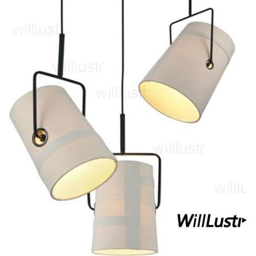 Fork 360 degree rotation pendant Lamp pendant light study room work studio living room lighting pendant lamp