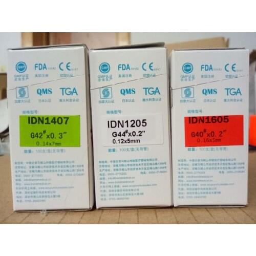 0.12*5mm/0.14*7mm/0.16*5mm acupuncture needles disposable intradermal needle 100pcs